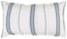 Jayson - Linen Cashmere King Sham - Blue Stripe