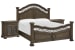 Durango - California King Panel Bed With 2 Bachelor Chests - Willadeene Brown