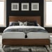 Century Modern - King Platform Bed - Walnut