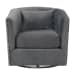 Stanton - Swivel Chair - Royale Gun Metal With Nails - 3A