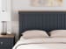 Landocken - Brown / Blue - Queen Panel Headboard