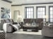 Tulen - Gray - 3 Pc. - Reclining Sofa, Loveseat, Rocker Recliner