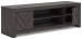 Cayboni - LG TV Stand With Fireplace Option - Black
