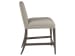Cohesion Program - Madox Upholstered Low Back Counter Stool - Dark Gray - Fabric