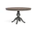 Plymouth - Round Pedestal Dining Table - Gray
