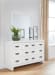 Binterglen - 4 Pc. - Dresser, Mirror, King Panel Bed - White