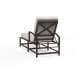 La Jolla - Chaise, With Self Welt - Canvas Flax / Dark Brown