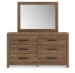 Broachmyn - Dresser And Mirror - Auburn
