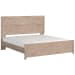 Senniberg - Light Brown/White - 7 Pc. - Dresser, Mirror, Chest, King Panel Bed, 2 Nightstands