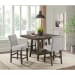Seneca - 5 Piece Counter Height Dining Set (Table And Four Chairs) - Brown