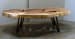Live Edge - Coffee Table, Metal Base - Natural