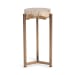 Alliza - Round Small Accent Table - Sepia Vein