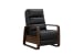 Zoey - Recliner Push Thru The Arms - Onyx