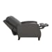 Melrose - Push Thru The Arm Recliner - Dark Gray
