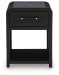 Clanden - Rectangular End Table - Black