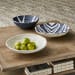 Rumba - Wall Bowl - Blue / White