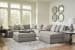 Avaliyah - Ash - 7 Pc. - 6-Piece Sectional With Raf Corner Chaise, Ottoman