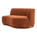 Yoon - Right Chaise - Fired Rust