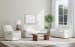 Alister - Power Gliding Loveseat With Console, Power Headrests & Lumbar - Porcelain