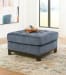 Maxon Place - Navy - Oversized Accent Ottoman