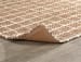 Serene - 8' x 8' Windowpane Chenille Area Rug - Ivory