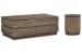 Baisden - Lift Top Storage Cocktail Table With Accent End Table - Tobacco