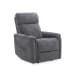Luma Petite - Power Lift Recliner With Power Headrest, Lumbar, Heat & Massage - Dark Gray