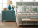 Newport - Balboa Island Raffia Hall Chest - Light Blue