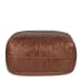 Kona - Leather Pouf - Brown