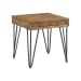 Boone - 3 Piece Occasional Table Set, Coffee Table, End Table & Sofa Table - Light Walnut