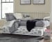 Trentlore - White - Twin Metal Day Bed With Trundle