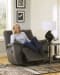 Tambo - Pewter - 3 Pc. - Right Arm Facing Loveseat with Console 2 Pc Sectional, Rocker Recliner