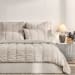 Rowen - King Quilt - Taupe