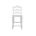 Magnolia Manor - Ladder Back Counter Chair - White