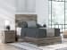 Graystorm - Full Panel Bed - Brown Gray