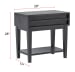 Lindon - Dark Open Nightstand - Coffee Bean