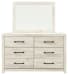 Cambeck - Dresser, Mirror - Whitewash