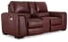 Alessandro - Garnet - PWR REC Loveseat/Con/Adj HDRST
