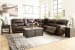 Dunleith - Chocolate - Power Sectional 6 Pc