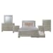 Platinum - Youth Full Platform With Trundle 6 Piece Bedroom Set - Сhampagne
