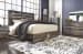 Drystan - King Panel Bed - Brown / Beige