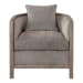 Viaggio - Chenille Accent Chair - Gray