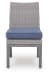 Half Moon Beach - Side Chair With Cushion (Set of 2) - Blue / Gray