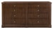 Archives - Eight-Drawer Dresser - Dark Brown