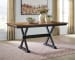 Wildenauer - Dining Room Counter Butterfly Extension Table - Brown / Black