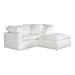 Terra - Livesmart Fabric Condo Nook Modular Sectional - Cream