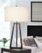 Wynlett - Light Gray - Metal Table Lamp 