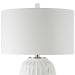 Caelina - Textured Table Lamp - White
