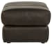 Pavia - Top Grain Italian Leather Match Ottoman - Cocoa