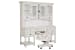 Bronwyn - Desk And Hutch With Chair - Alabaster